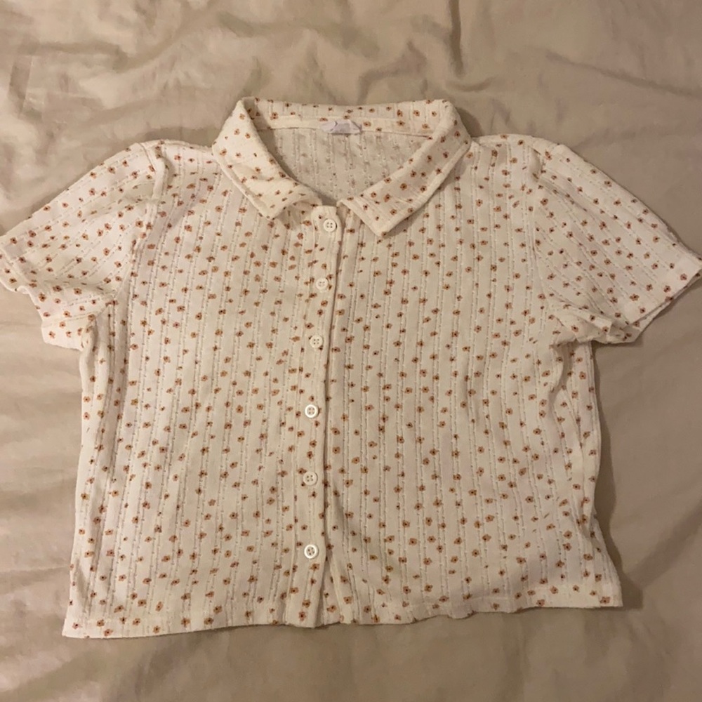 Floral crop top